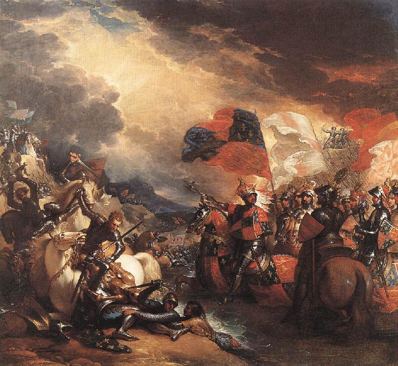 Benjamin West Edward III Crossing the Somme